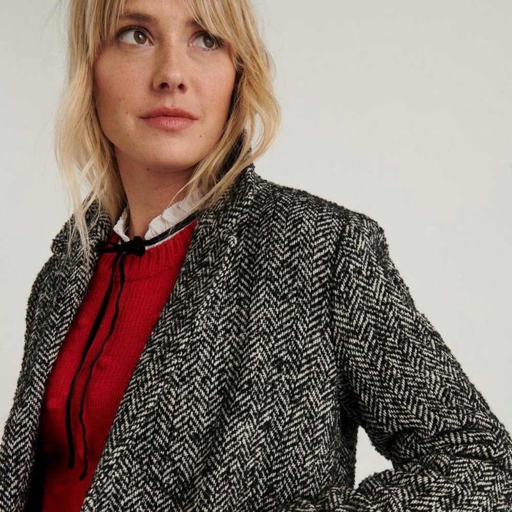 Lucky brand tweed style blazer